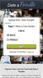 Mobile Screenshot of dateafoodie.com